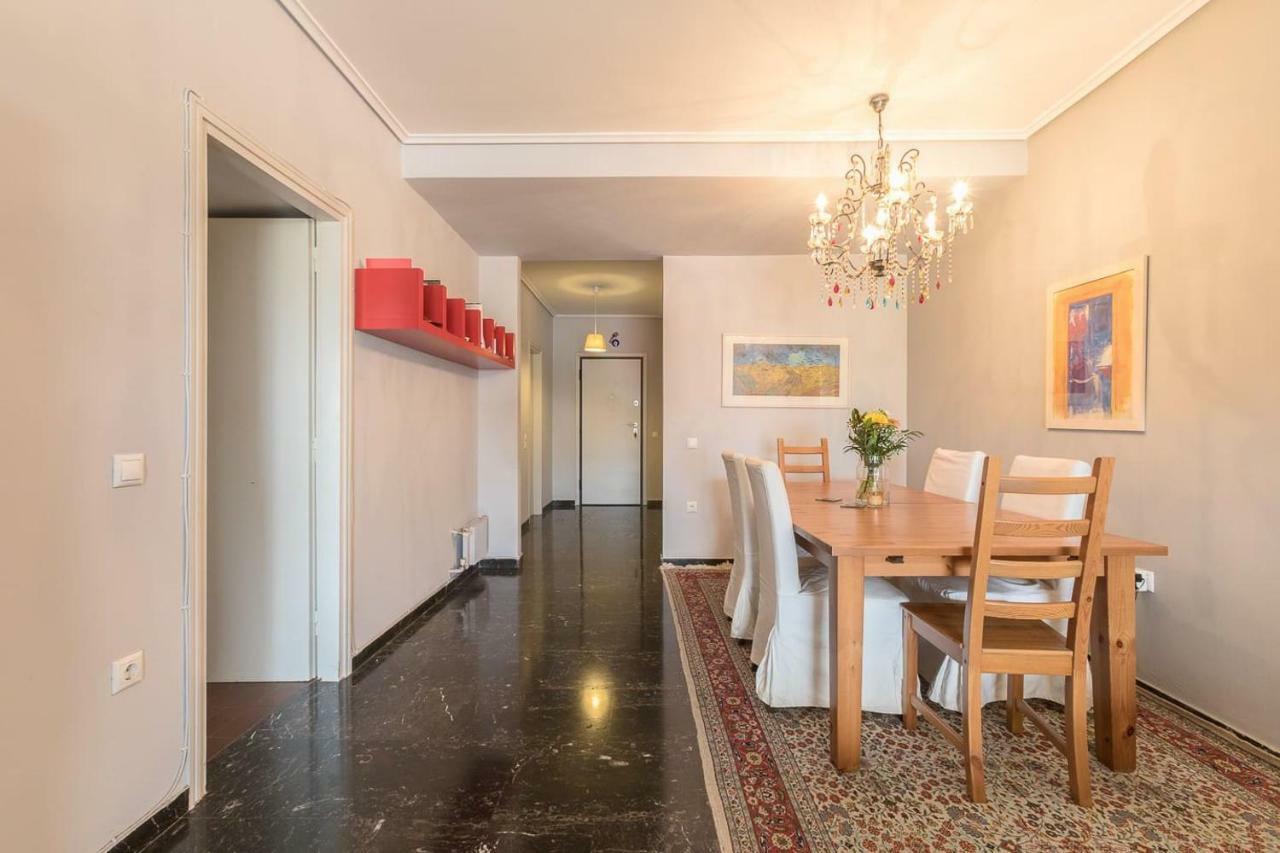 Spacious & Modern Flat In Heart Of Atene Esterno foto