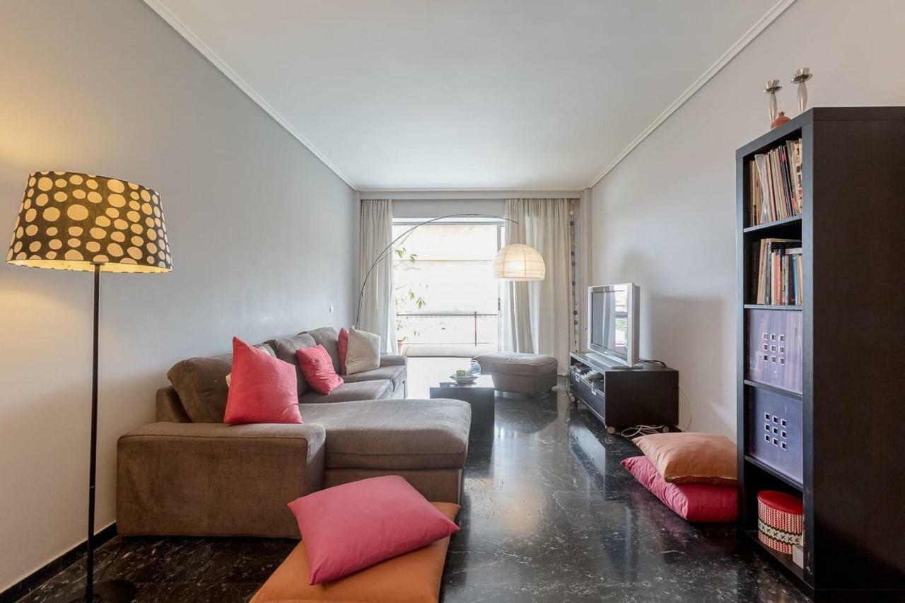 Spacious & Modern Flat In Heart Of Atene Esterno foto
