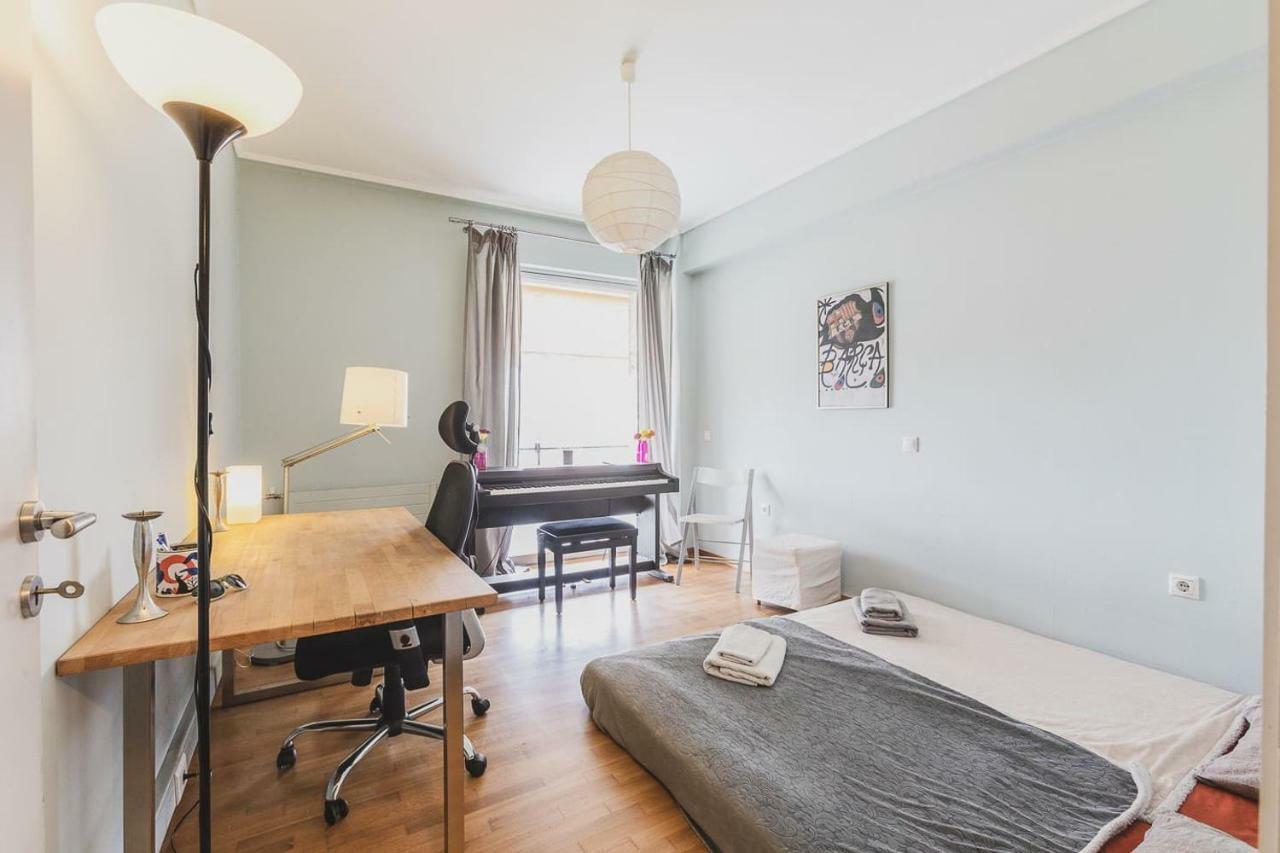 Spacious & Modern Flat In Heart Of Atene Esterno foto